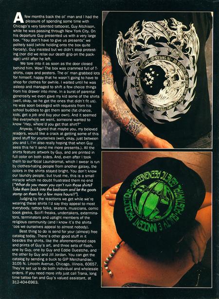  - Tattoo Revue Magazine, 1993 - Page 2