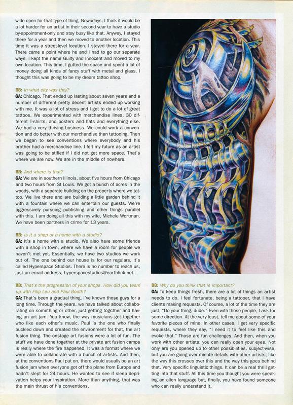  - Skin & Ink feature, 2006, Page 9