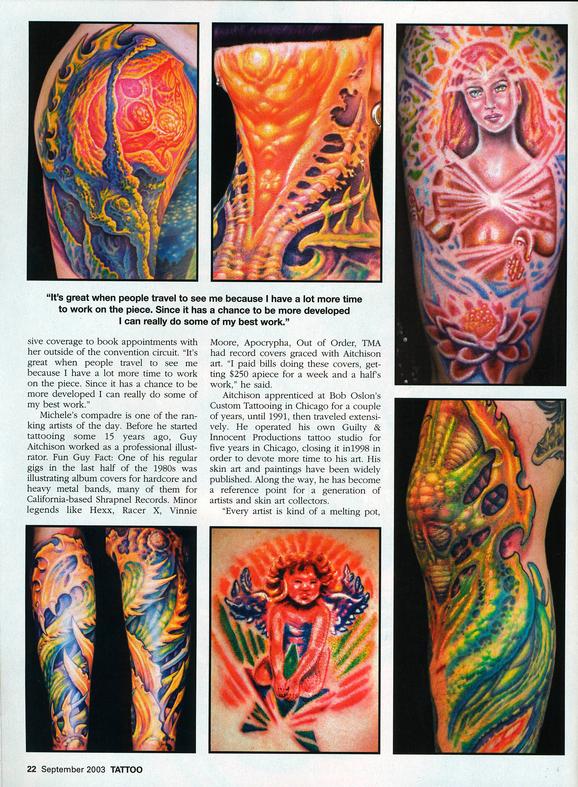  - Aitchison/Wortman, Tattoo Magazine, 2003, Page 3