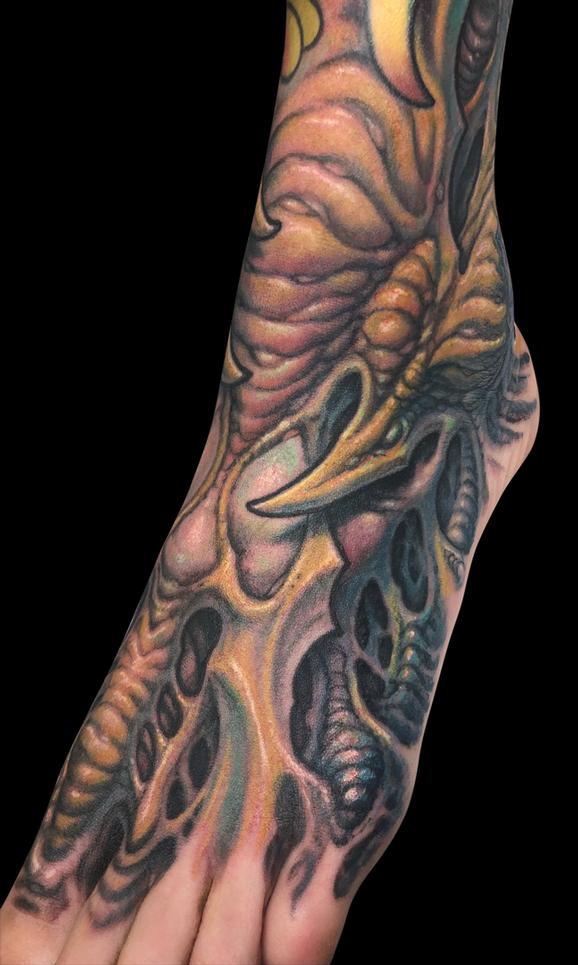 Guy Aitchison - Bio Foot Tattoo