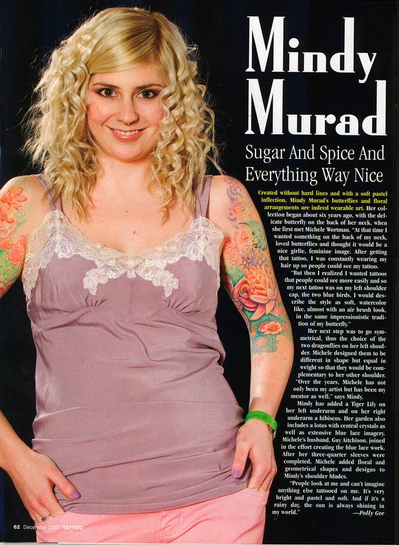  - Wortman - Mindy Feature, Tattoo mag, 2006, Page 1
