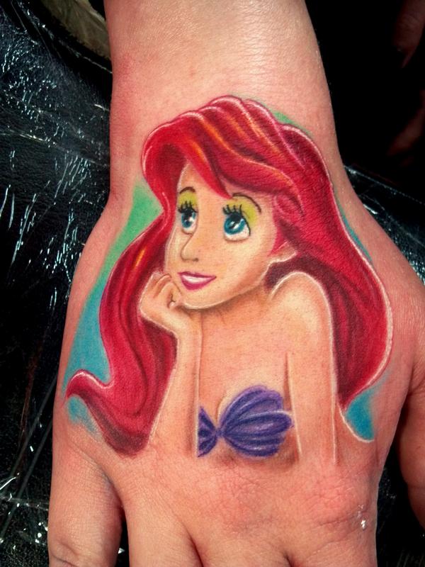 the little mermaid ariel tattoo by Haley Adams: TattooNOW the little mermaid ariel tattoo by Haley Adams: TattooNOW
