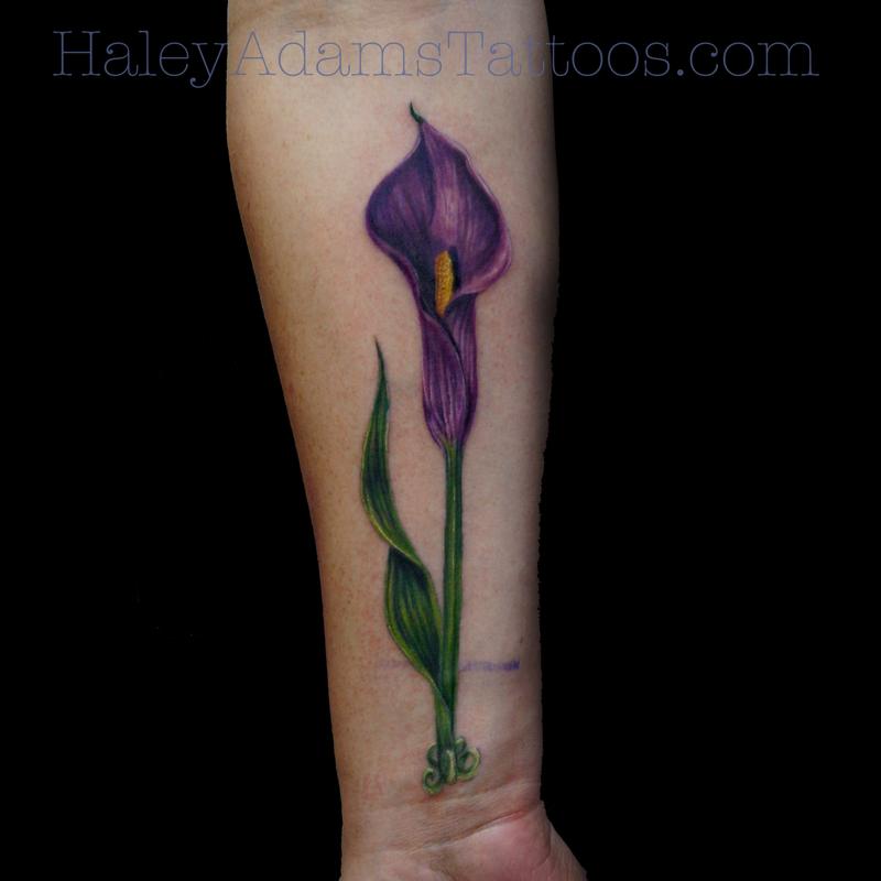 Flower tattoo by Adrian Bascur  Photo 21969