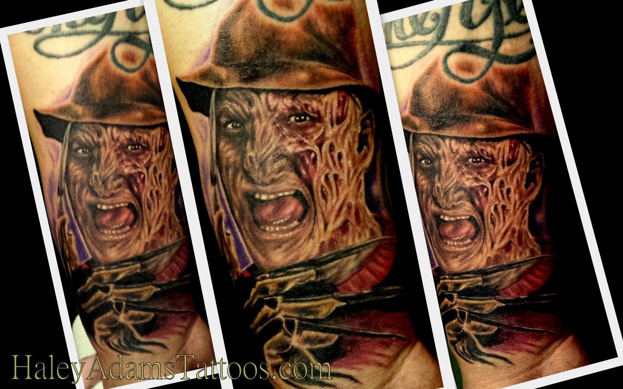 10 Frightening Freddy Krueger Tattoos Design Press