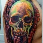Tattoos - Octopus Skull tattoo - 143429