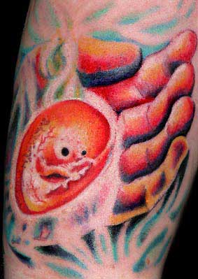 Michele Wortman - Fetus on Hand