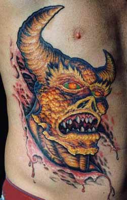 Hyperspace Studios : Tattoos : Skin Rips : Beast