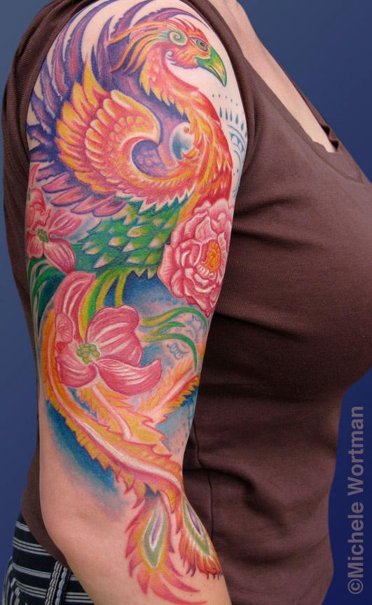 Michele Wortman - Nikki phoenix half sleeve