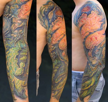Guy Aitchison - Bio Sleeve Tattoo