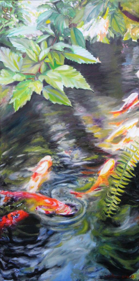 Michele Wortman - Koi pond 11