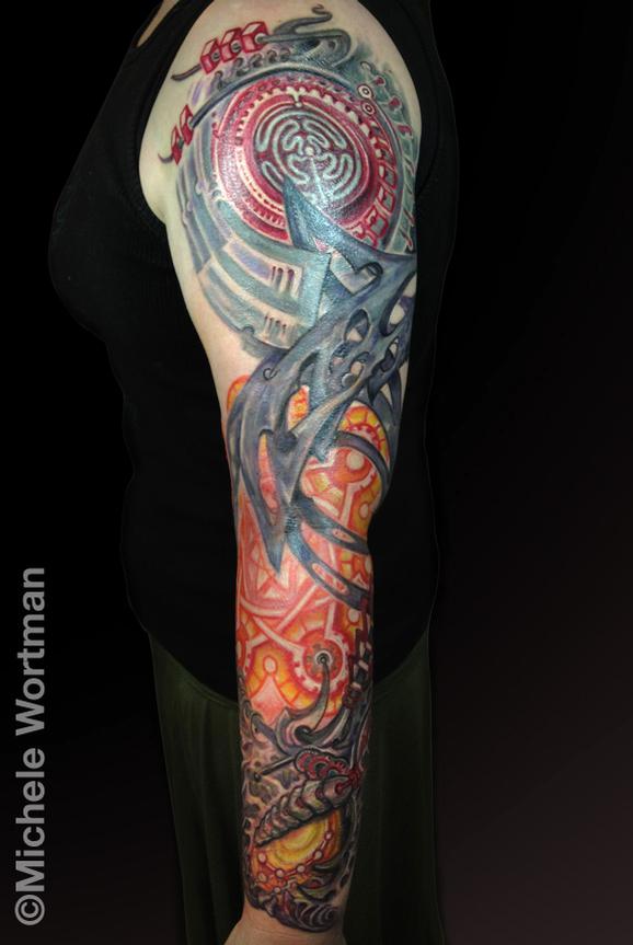 Michele Wortman - Bio-Mech Tech sleeve