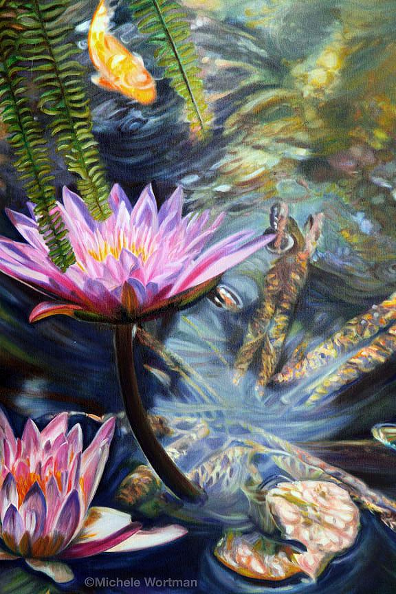 Michele Wortman - Watergarden detail