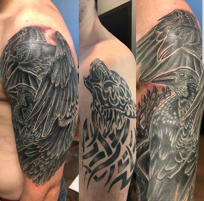 Murder of CrowsCover Up by Todd Lambright TattooNOW