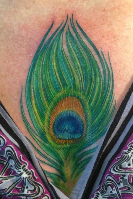 Tattoos - Peacock Feather - 76111