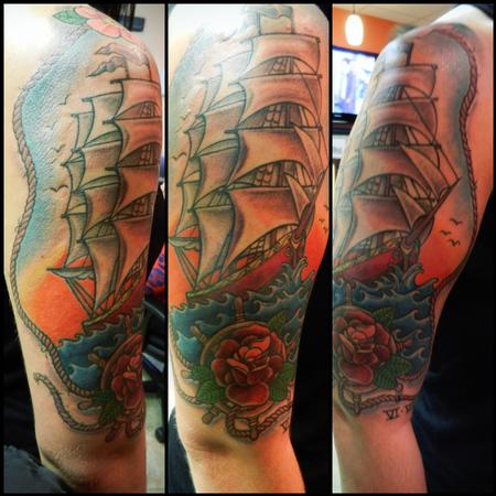 Tattoos - Clipper ship - 80168