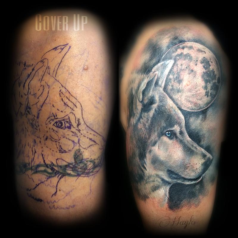 So someone used Insanity Wolf as a tattoo coverup  rtattoo