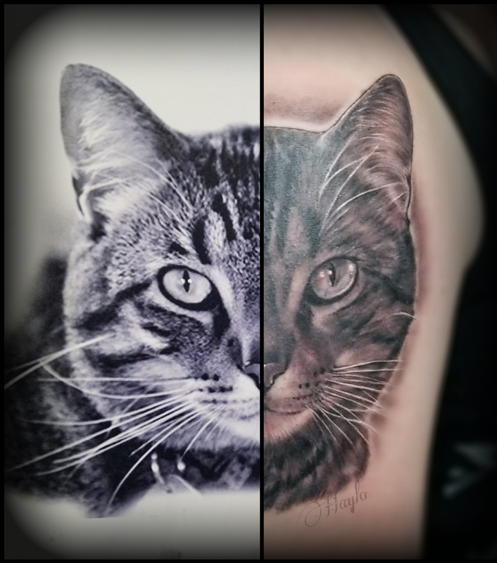 100 Examples of Cute Cat Tattoo  Art and Design