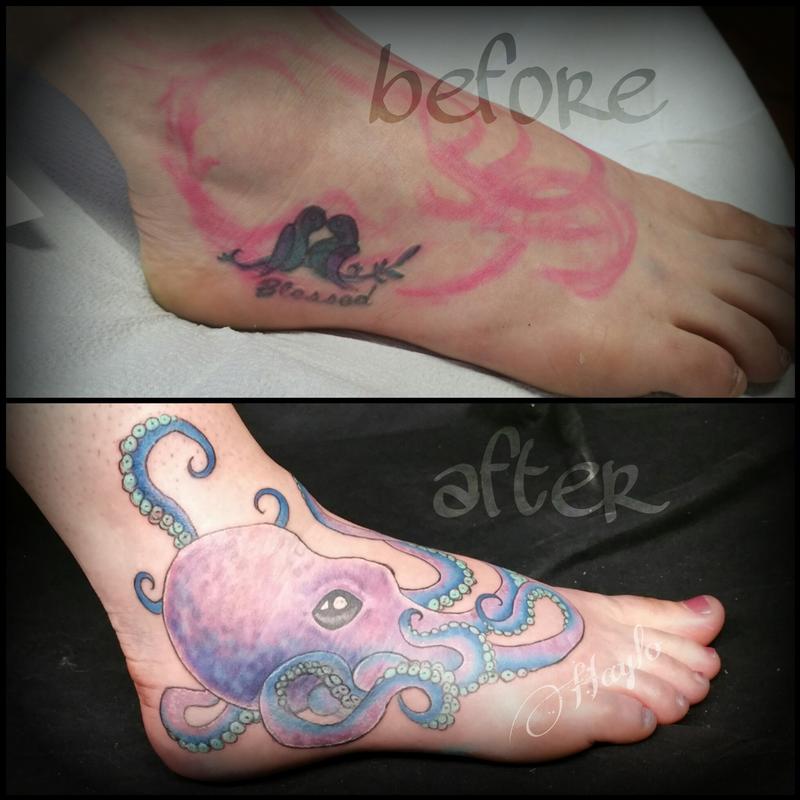 octopus coverup   Tattoos by TioLu 