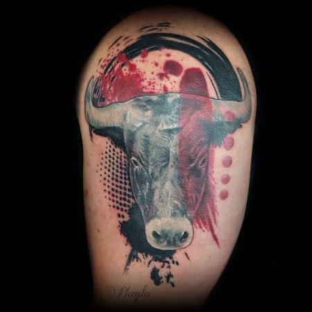 Tattoos - Trash polka Bull - 141075