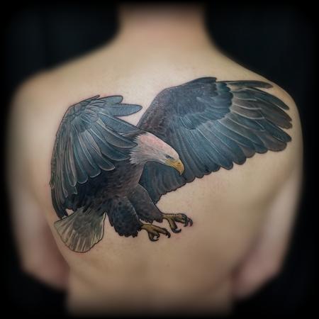 Haylo - Realistic Bald Eagle Tattoo by Haylo