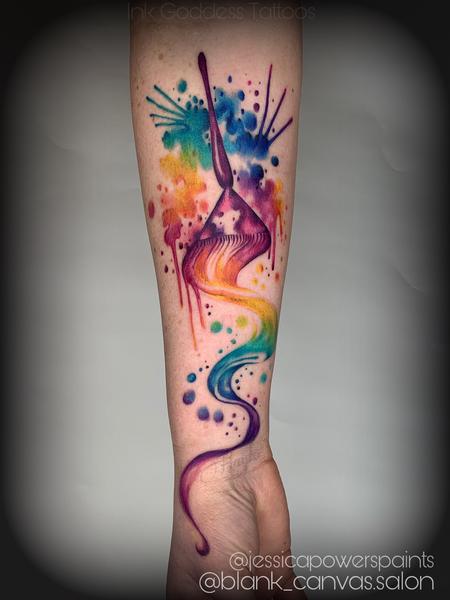 Tattoos - Watercolor Beauty arm piece - 138847