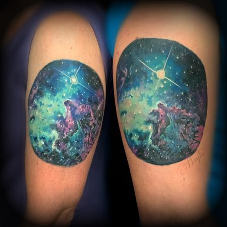 Haylo - Matching Galaxy tattoos by Haylo 