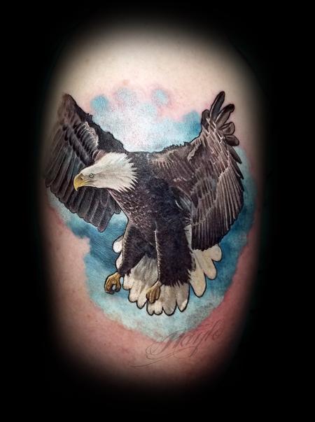Haylo - Bald Eagle tattoo by Haylo 