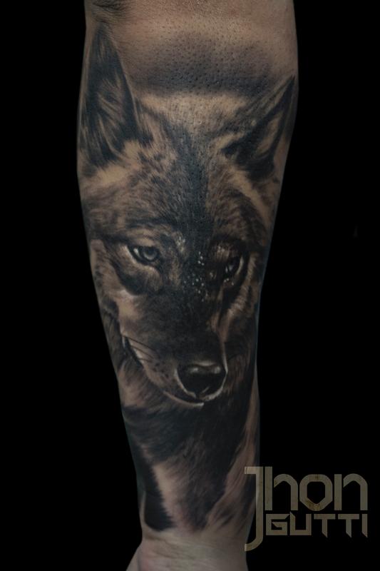 WOLF PORTRAIT by Jhon Gutti: TattooNOW