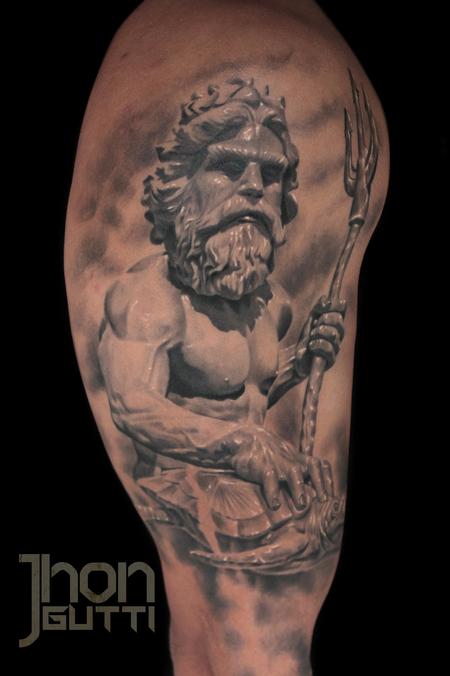Tattoos - NEPTUNE (SCULPTURE AT VIRGINIA) - 104847