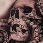 Tattoos - SKULL AND TENTACLES  - 142945