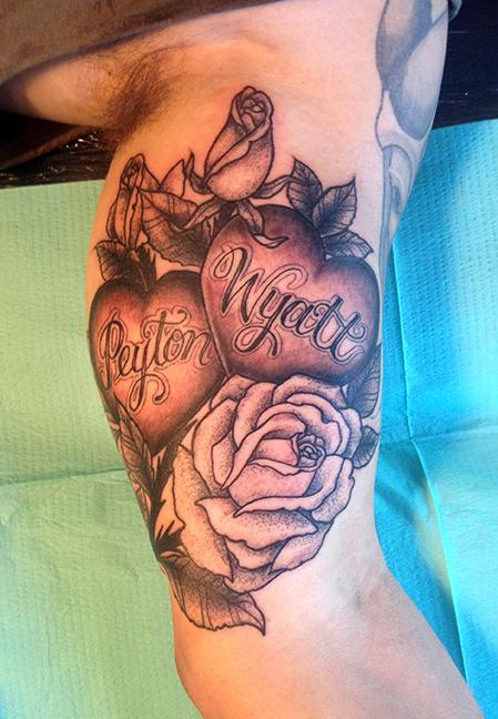Aaron TaylorJohnson has wife Sam TaylorJohnsons name tattooed over his  heart for her 50th birthday  OK Magazine