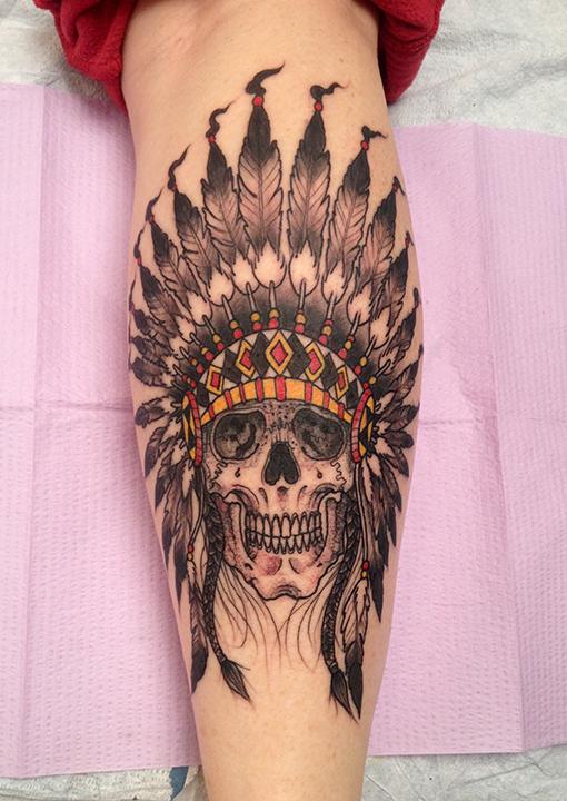 Sketch of tattoo art, native american indian head, chief, dirty background,  Art Print | Barewalls Posters & Prints | bwc11651462