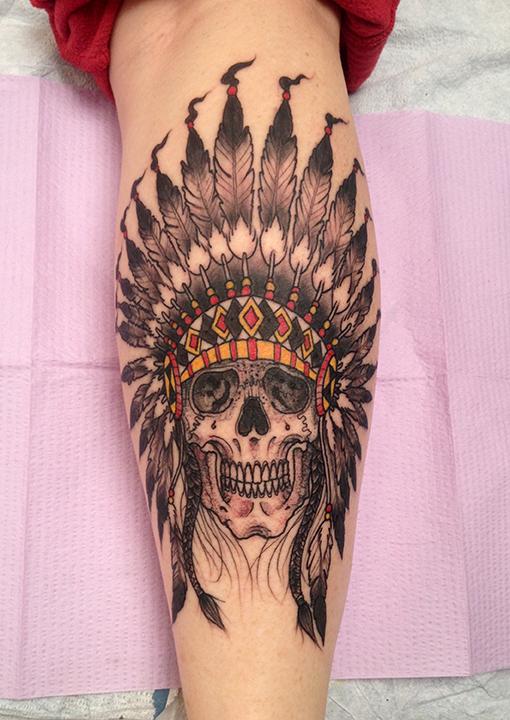 Tattoo uploaded by Robert Davies  Headdress Tattoo by Danielle  MartinezHunt headdress nativeamerican nativeamericanheaddress indian  indianart DanielleMartinezHunt  Tattoodo