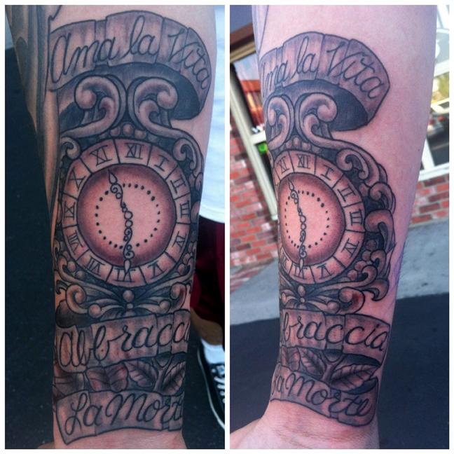 66 Fabulous Shoulder Clock Tattoo Designs With Unique Look  Psycho Tats