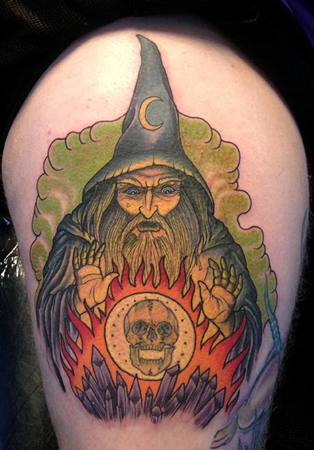 Tattoos - Wizard Tattoo - 74694