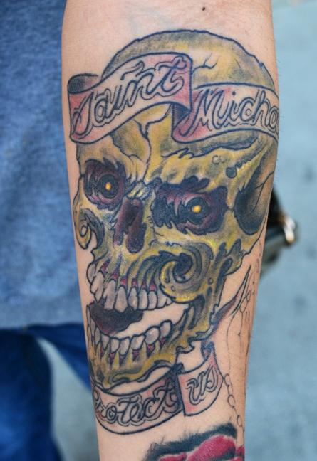Horror Zombie Tattoo On Half Sleeve  Tattoo Designs Tattoo Pictures