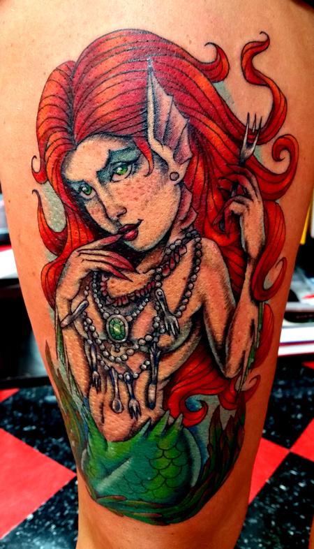 Tattoos - Mermaid Tattoo - 115974