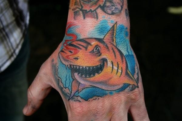 Great White Shark by Bez TattooNOW