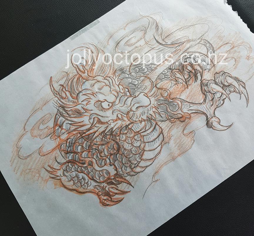 Japanese Dragon Tattoo Design By Steve Malley Tattoonow