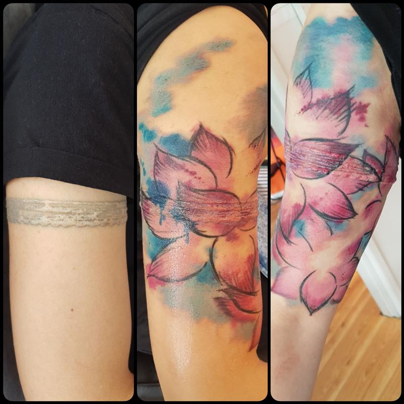 New coverup tattoo uploaded to Hannah Clocks portfolio 22518  