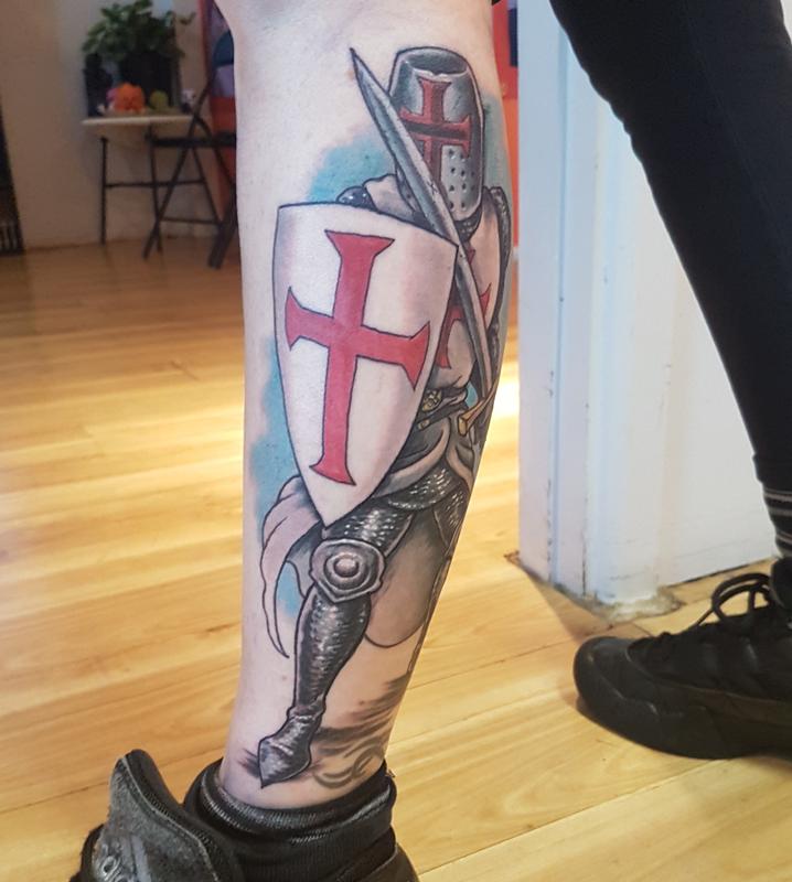 Knight Tattoo by DoeElyfer on DeviantArt