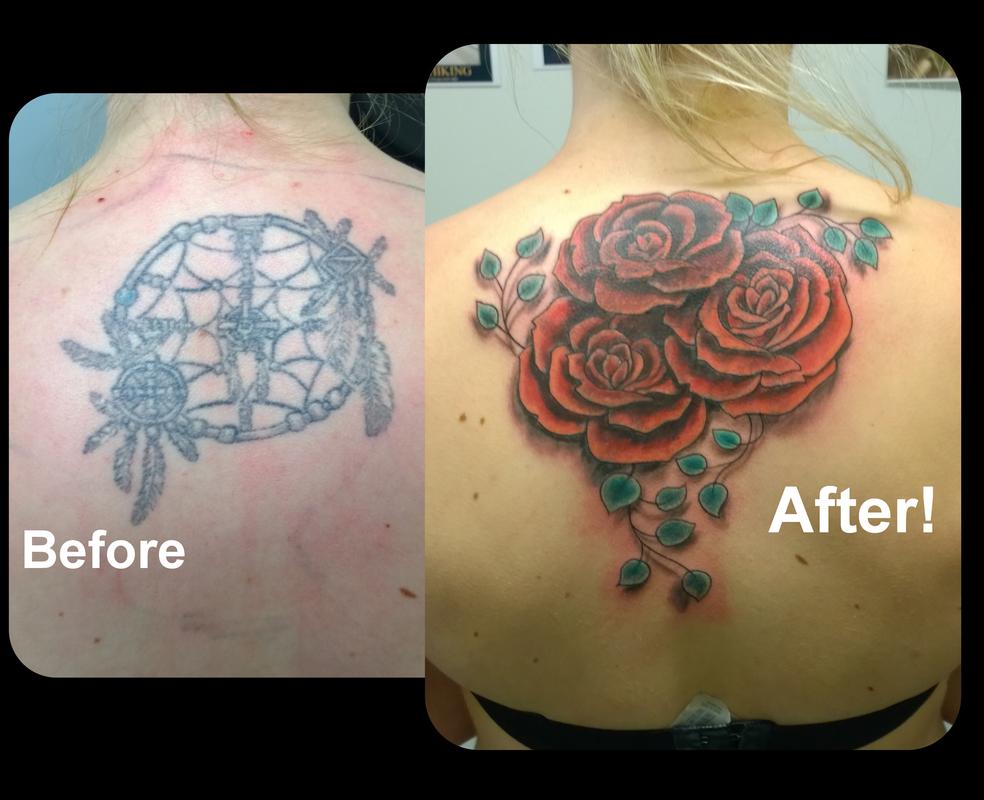 Feminine Rose Coverup Tattoo by Steve Malley: TattooNOW