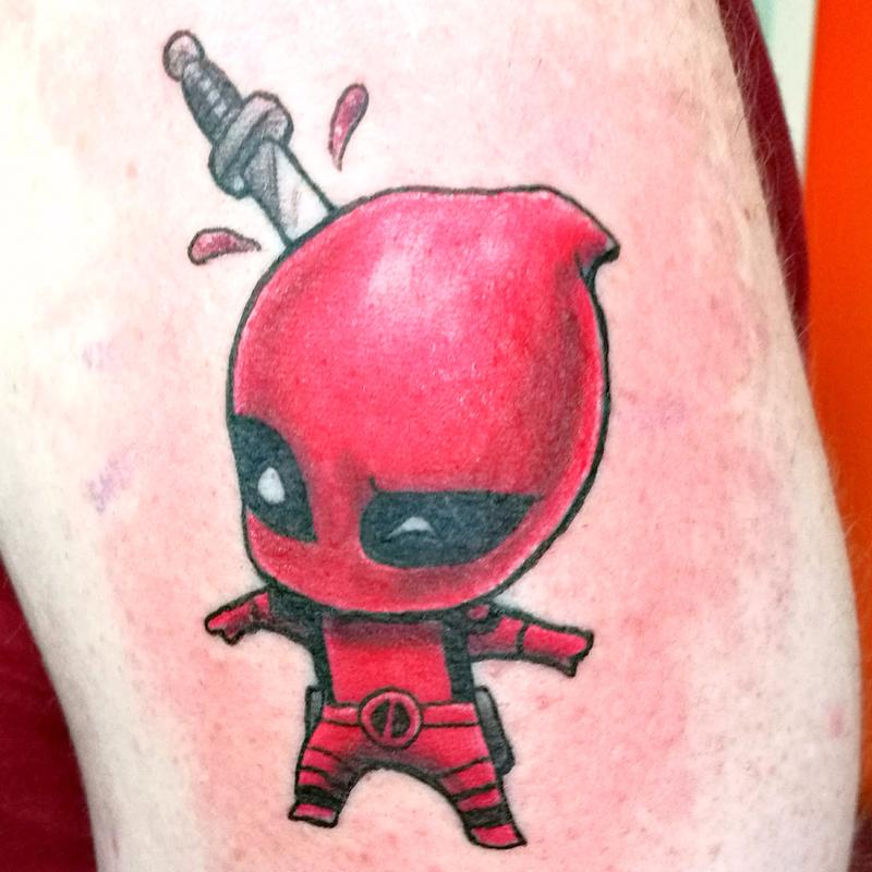 Deadpool Tattoo by Sebastian Williams: TattooNOW Deadpool Tattoo by Sebastian Williams: TattooNOW