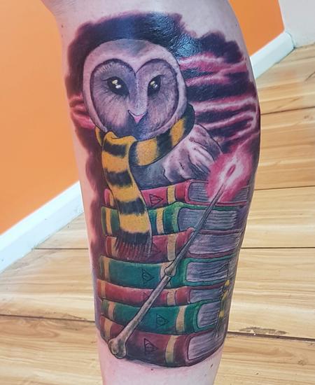 Steve Malley - Harry Potter Hogwarts Hufflepuff Tattoo