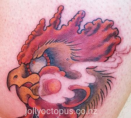 Tattoos - Monster Cock Color Tattoo - 126119