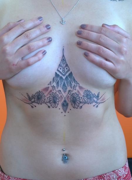 Tattoos - Underboob Mandala  - 111862
