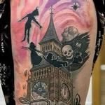 Tattoos - Peter Pan, thigh, mystical - 142172