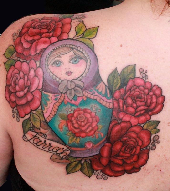 Matryoshka Doll Tattoo by Katelyn Crane TattooNOW