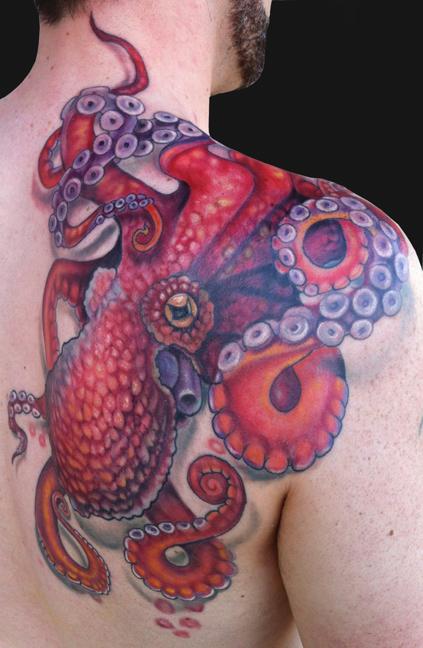 Tattoos - Octopus tattoo - 73098