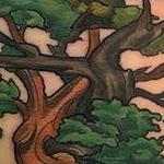 Tattoos - Intertwining Trees and Lock - 132591